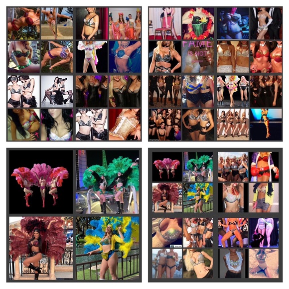 Crystal Diamond Sparkly Classic Glam Bling Wireless Bra Top All Sizes New - Picture 10 of 12